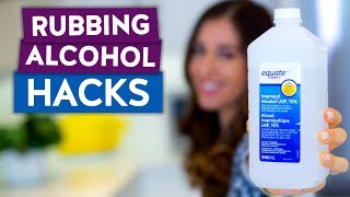 5 AMAZING HACKS Using Only Rubbing Alcohol [upl. by Mikeb]