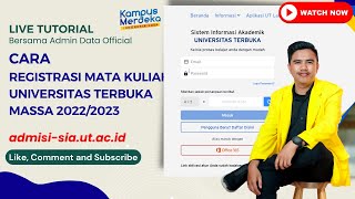 CARA REGISTRASI MATA KULIAH NON SIPAS MAHASISWA  VERSI ADMISI [upl. by Anirpas913]