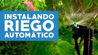 ¿Cómo instalar riego automático en el jardín [upl. by Mord943]