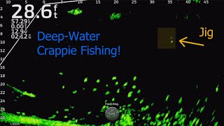 Winter Crappie Fishing on Lake Darbonne FullScreen LiveScope Fishing Footage Trip 16 [upl. by Attenev]