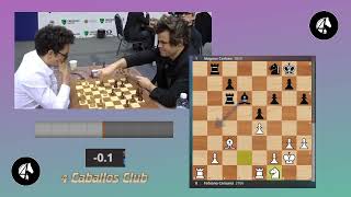 Caruana vs Carlsen chess ajedrez magnuscarlsen 4caballos [upl. by Bringhurst560]