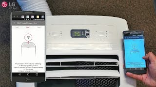 LG Portable Air Conditioner  Connecting to WiFi [upl. by Dina]