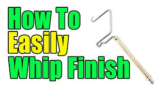 How To Use Whip Finish Fly Tying Tool  Easy Step By Step Instructions for Beginners [upl. by Elka]