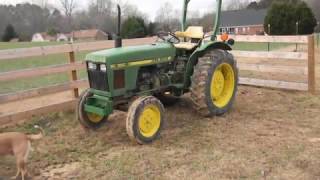 JOHN DEERE 950 COLD START [upl. by Malha]