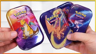 Opening ALL 5 Pokemon Kanto Power Mini Tins SERIES 2 [upl. by Novaelc]