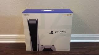 Playstation 5 Unboxing PS5 Walmart PreOrder [upl. by Aicilana]