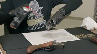 Lupara 12 GA doublebarrel shotgun shooting and cleaning Riflecx [upl. by Richmound]