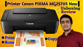 Canon Pixma MG2570S Unboxing Set up Use Review in Hindi  Best Printer for Home Use [upl. by Johansen82]