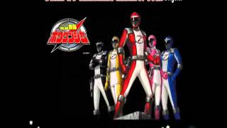 Go Go Sentai Boukenger Karaoke Instrumental [upl. by Nosde]