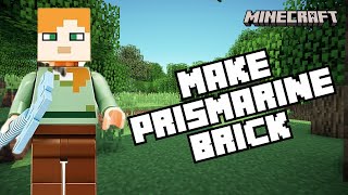 How to Make Prismarine Brick in Minecraft 2024 [upl. by Annadiana]