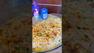 Chicken lasagna with creamy sauce recipe shorts cookingathome lasagna [upl. by Langsdon517]