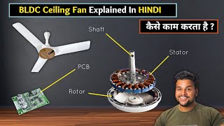 BLDC Ceiling Fan 🔥 BLDC Fan Working 🔥 BLDC Fan Vs Normal Fan 🔥 BLDC Fan Explained in HINDI [upl. by Airalav]