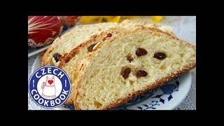 Easter Bread Recipe  Mazanec  Czech Cookbook [upl. by Wawro961]