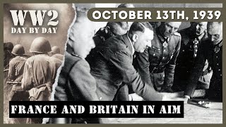 WW2  October 13 1939  Hitler Eyes the West France and Britain in His Crosshairs [upl. by Ide]