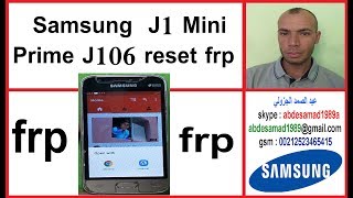 samsung j1 mini prime j106 reset frp bypass google account [upl. by Drolet]