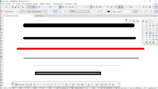 Comment dessiner les lignes avec épaisseur et comment modifier les épaisseurs des ligne des outils [upl. by Lyrad]
