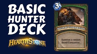 BASIC HUNTER DECK  FACE IS THE PLACE  Hearthstone [upl. by Isus]