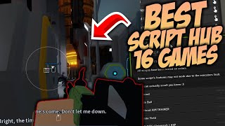 Roblox Best Script Hack Hub Pastebin Script 16 GAMES NO ADS  Solara support 04052024 [upl. by Reiners]