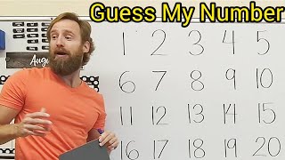 Number Game  Number Practice  Guess My Number Mr Bs Brain  A Mini Lesson [upl. by Wight826]