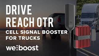 Drive Reach OTR Cell Signal Booster for Trucks  weBoost [upl. by Merline]