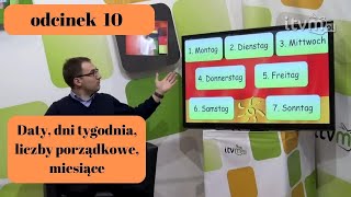 Niemiecki w parę minut 10  daty dni tygodnia miesiące liczby porządkowe [upl. by Eisiam714]