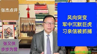 风向突变！军中沉默巨虎、习家军要员被抓捕 [upl. by Oguh]