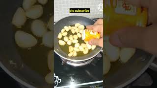 Instant garlic pickle  quick and easy garlic pickle  Shorts [upl. by Suidaht]