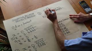 Recurring Decimals to Fractions  GCSE [upl. by Bronder]