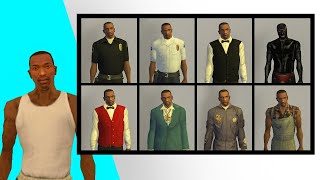 Outfits That I Use  GTA SA Outfit Ideas 1 [upl. by Christine]