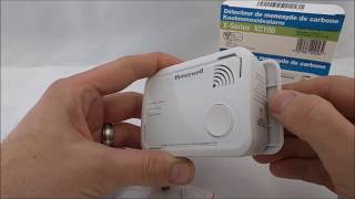 Honeywell XC100 Koolmonoxidemelder review unboxing [upl. by Ettelegna]