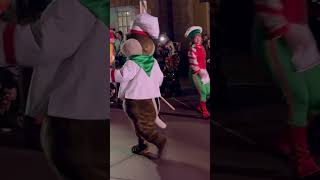 Chip Monks in Walt Disney World Mickey’s Once Upon a Christmas Parade Shorts [upl. by Cheshire]