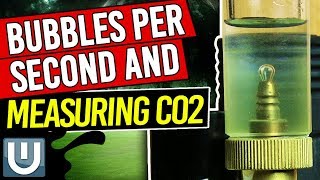 Bubbles per Second  Aquarium Co2 and Measuring Levels [upl. by Fellner]