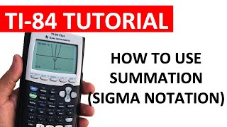 Summation Sigma Notation on the TI84 Graphing Calculator [upl. by Geiger]