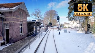 5K Winter Cab Ride in the Netherlands WAUW Utrecht  Baarn CABVIEW HOLLAND SLT 9feb 2021 [upl. by Sik397]