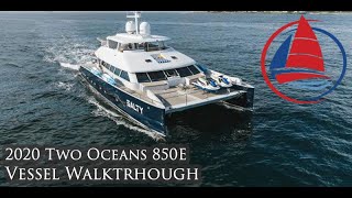 2020 Two Oceans Marine 850E Power Catamaran for Sale [upl. by Streeter671]