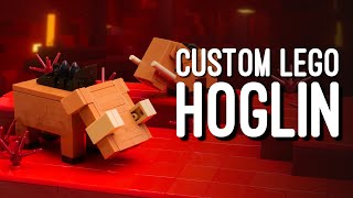 LEGO Minecraft Custom Hoglin Tutorial [upl. by Ferde415]