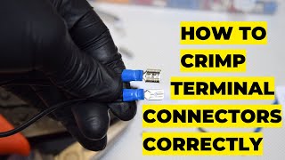 How To Crimp Electrical Connectors [upl. by Adriena613]