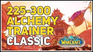 225300 Alchemy Trainer Location WoW Classic Horde [upl. by Pickett]