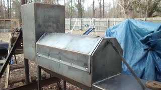 Custom off set bbq smoker build [upl. by Ynahpit]