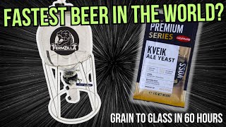 Fastest Beer in the World FermZilla and Kveik  Grain to Glass 60 Hours [upl. by Eire]