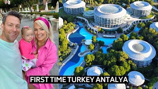 FIRST TIME ANTALYA TURKEY  ALL INCLUSIVE CALISTA LUXURY RESORT [upl. by Martelli]