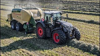 🤩☘🌾Premières bottes pour cette nouvelle presse  KRONE HDP II  FENDT 942 S5 ⚫  ETA LA LOUVIERE [upl. by Marigold159]