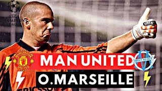 Manchester United vs Olympique Marseille  1999 UEFA Champions League [upl. by Ahusoj178]