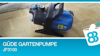 Güde Gartenpumpe JG 3100 Wasserbett Pumpe [upl. by Weywadt311]