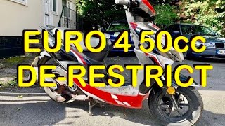 50cc 4 Stroke DeRestriction Euro 4 GY6New Type Scooter Derestrict “Make Ya Ped More Fasterer” [upl. by Oates475]