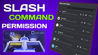 How To Change Slash Command Permissions Discord  Role Channel Bot Setup Explained [upl. by Nolyaw726]