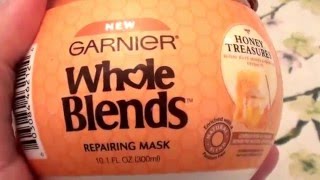 Garnier Whole Blends Honey Treasures Repairing Mask REVIEW [upl. by Amaryllis]