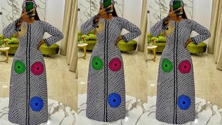 Trendy Simple Ankara DressKaftan Bubu [upl. by Chapland]