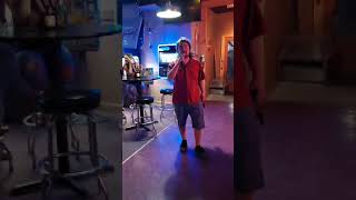 Tennessee Whiskey karaoke w pretty clean audio for being in a bar [upl. by Aivuy135]