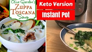 Zuppa Toscana Sausage Kale Soup  Keto  Instant Pot [upl. by Disraeli]